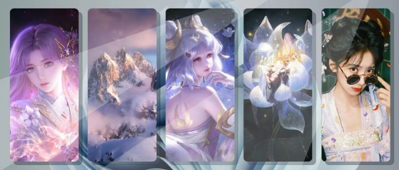 花朵 云曦 嫦娥 厚涂 山 王影璐壁纸-淘零网