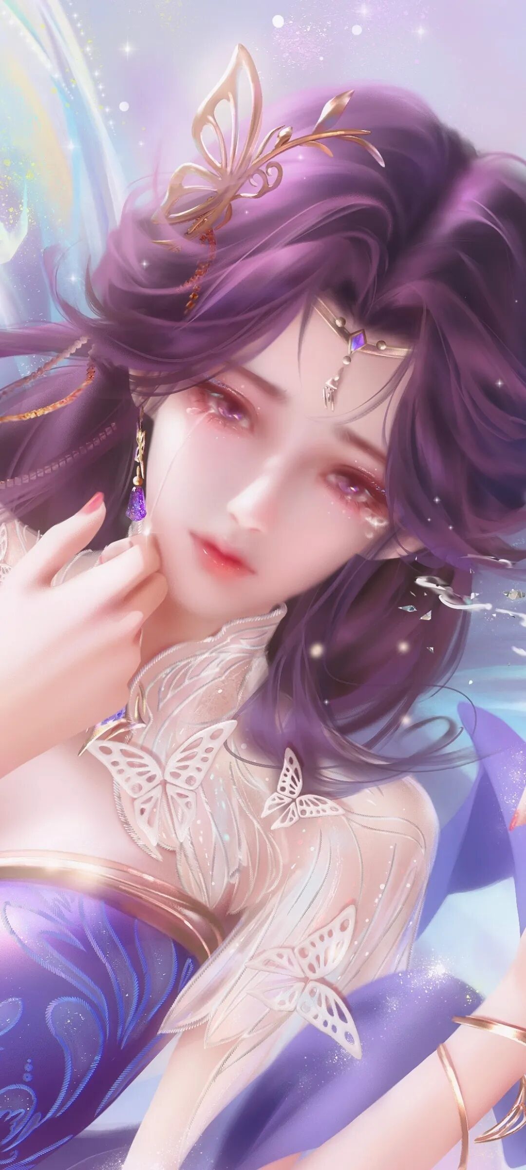 图片[7]-花朵 云曦 嫦娥 厚涂 山 王影璐壁纸-淘零网