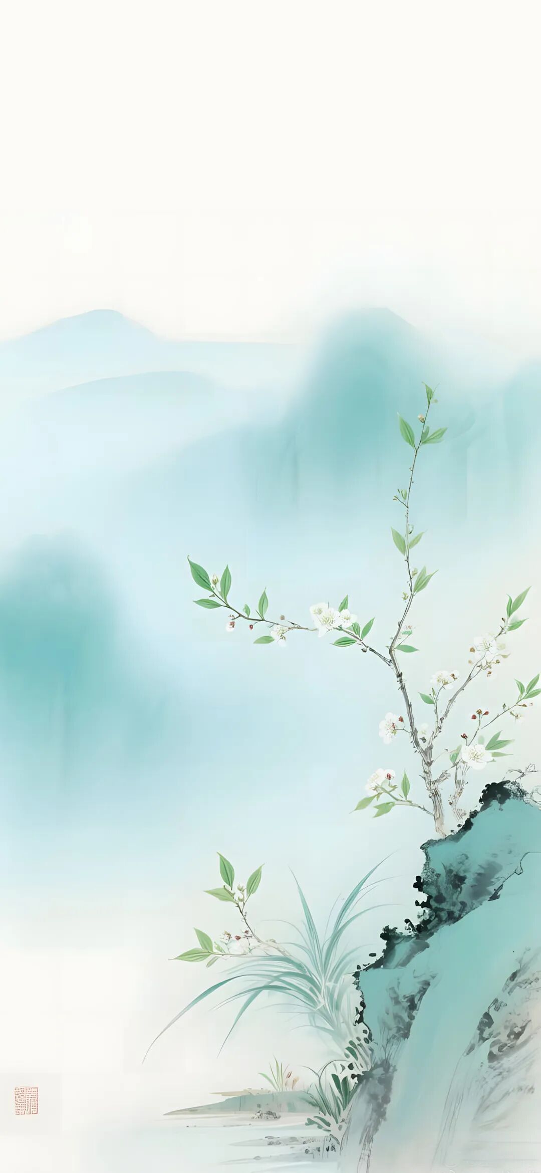 图片[6]-中式写意风 绘画手机壁纸-淘零网
