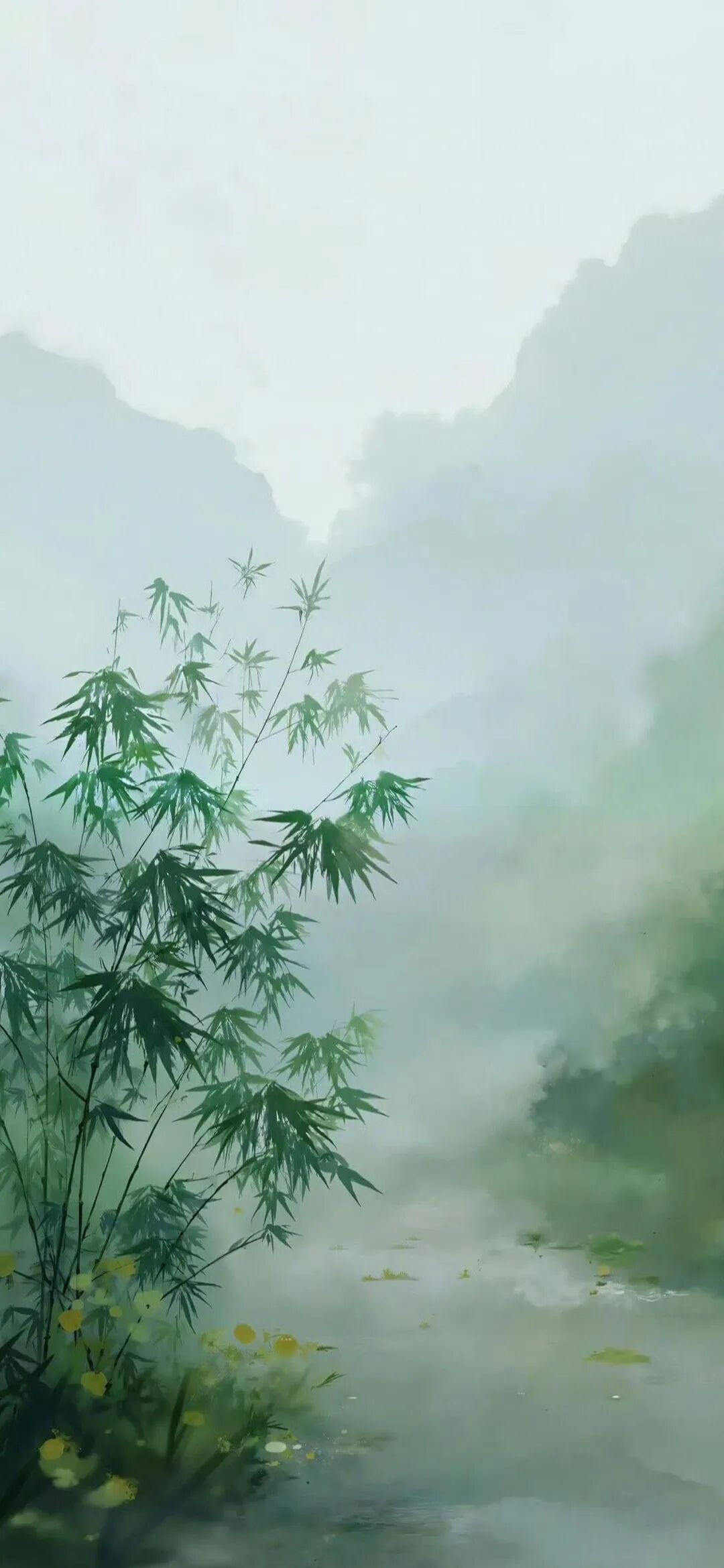 图片[10]-中式写意风 绘画手机壁纸-淘零网