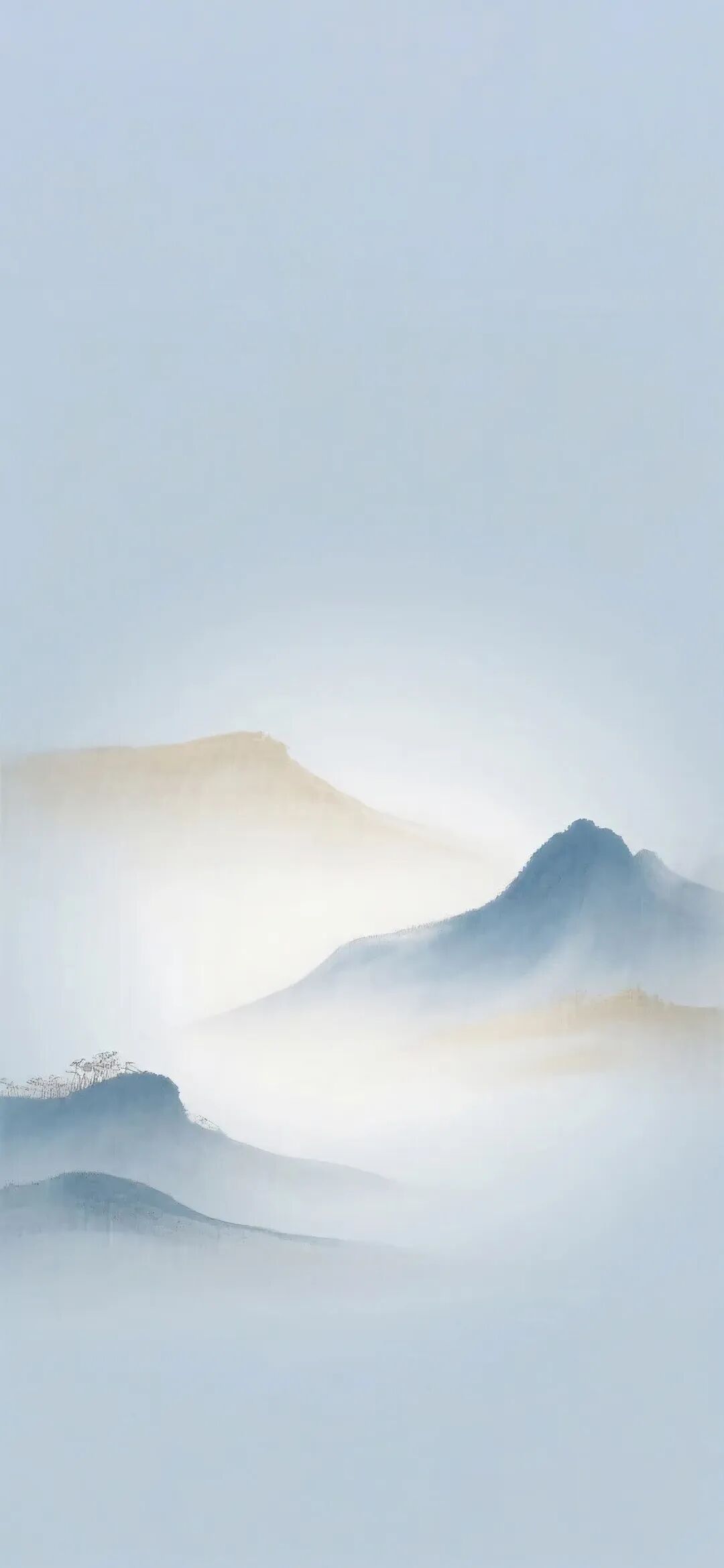 图片[3]-人生何处不青山 简约国风壁纸-淘零网