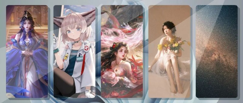 星空 美女 火灵儿 山月 厚涂 二次元-淘零网