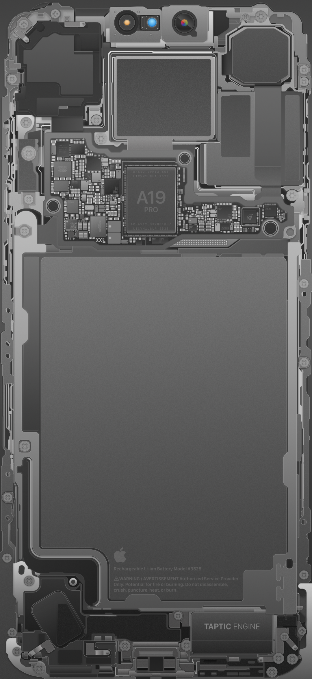 图片[14]-iPhone 17 Pro 系列内部构造壁纸！-淘零网